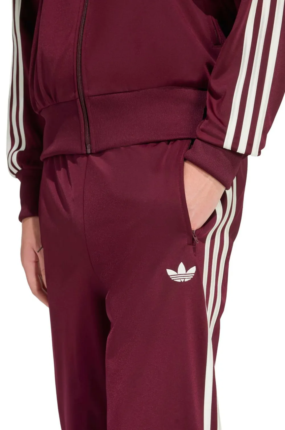 adidas Originals Sweatpants Firebird TP Maroon/owhite Sale