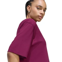 adidas Originals T-shirt Ess Boyfr Tee Maroon Clearance