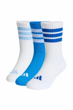 adidas Sport Performance Sportsstrømper 3S KD C Crw 3-pak Rayblu/white/globlu Outlet