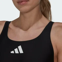 adidas Sport Performance Badedragt 3 Bar Logo Swimsuit Black/white New