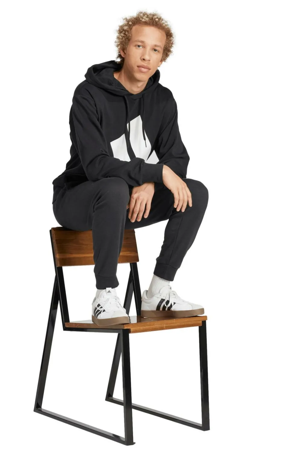 adidas Sport Performance Sweatshirts & Hoodies>Hættetrøje M BL FT HD Black/white