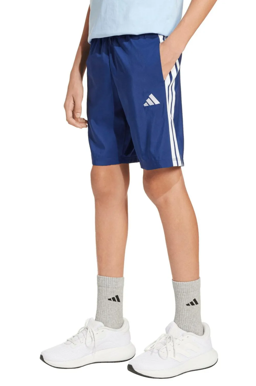 adidas Sport Performance Træningstøj>Træningsshorts J 3S WV SH Dkblue/white