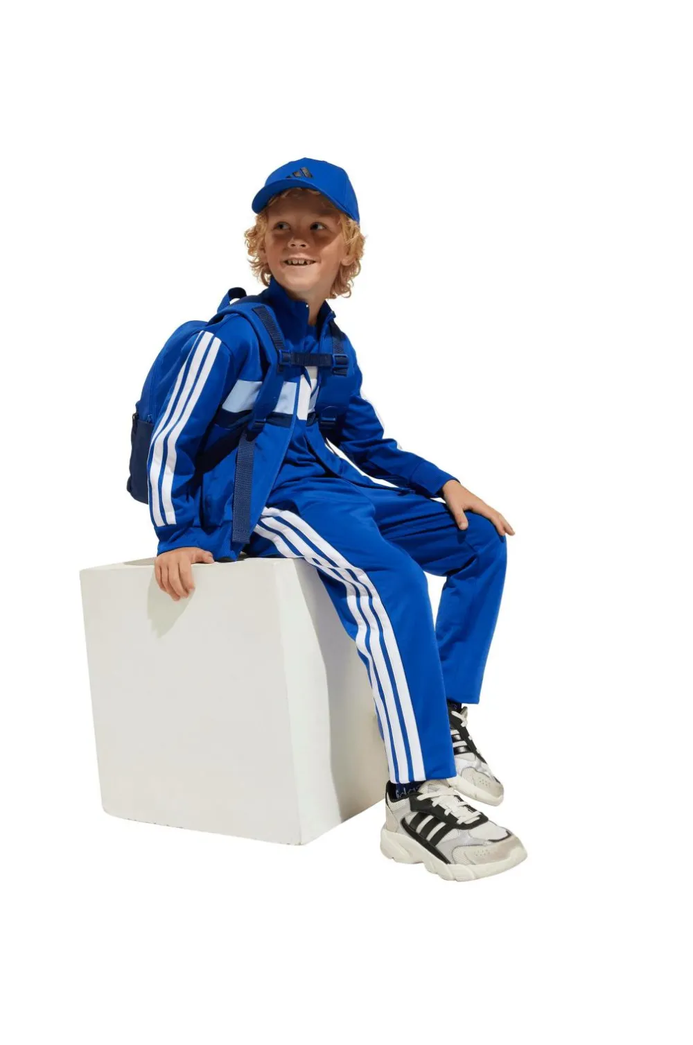 adidas Sport Performance Træningstøj>Træningssæt LK 3S Tib TS Royblu/white/globlu