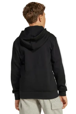 adidas Sport Performance Hættetrøje J 3S FL FZ HD Black/white Discount