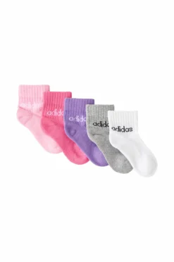 adidas Sport Performance Undertøj & Badetøj|Træningstøj>Ankelsokker Kids Lin Ank 5-pak Trupnk/pnkfus/viofus/