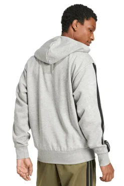 adidas Sport Performance Hættetrøje M 3S FL FZ HD Mgreyh/black Clearance