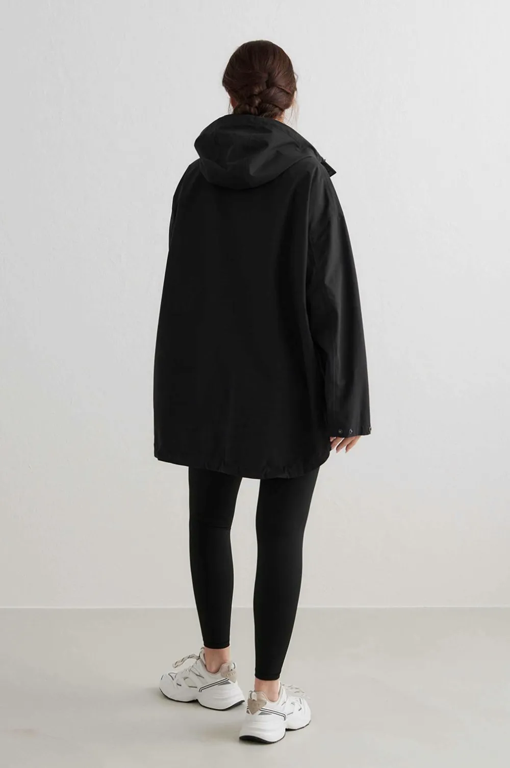 Aim'n Anorak Oversized Anorak Black Discount