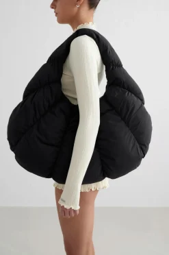 Aim'n Taske Croissant Bag Black Clearance