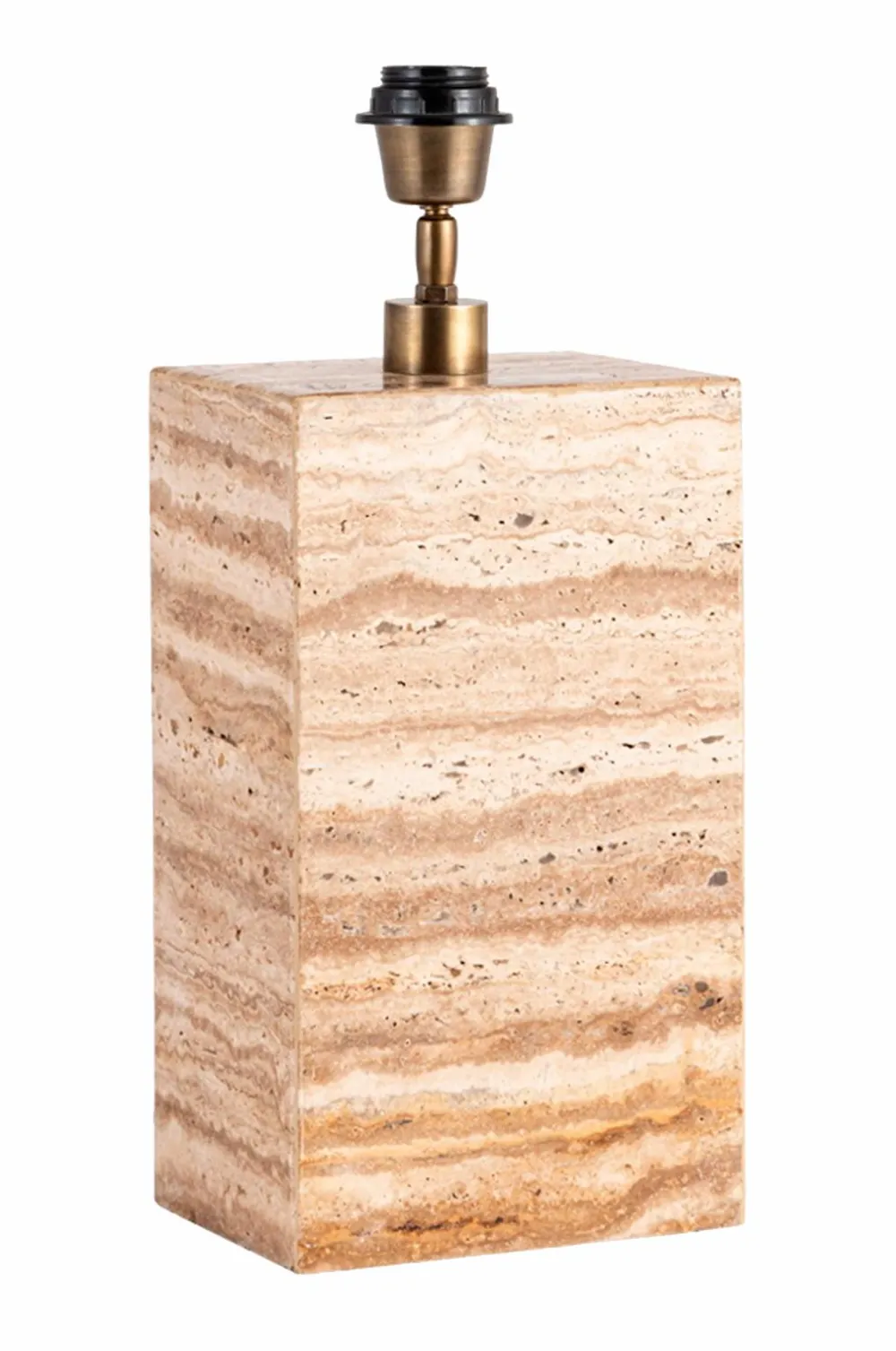 Alde & Lind Lampefødder>Lampefod Zenith H34 Travertin Beige