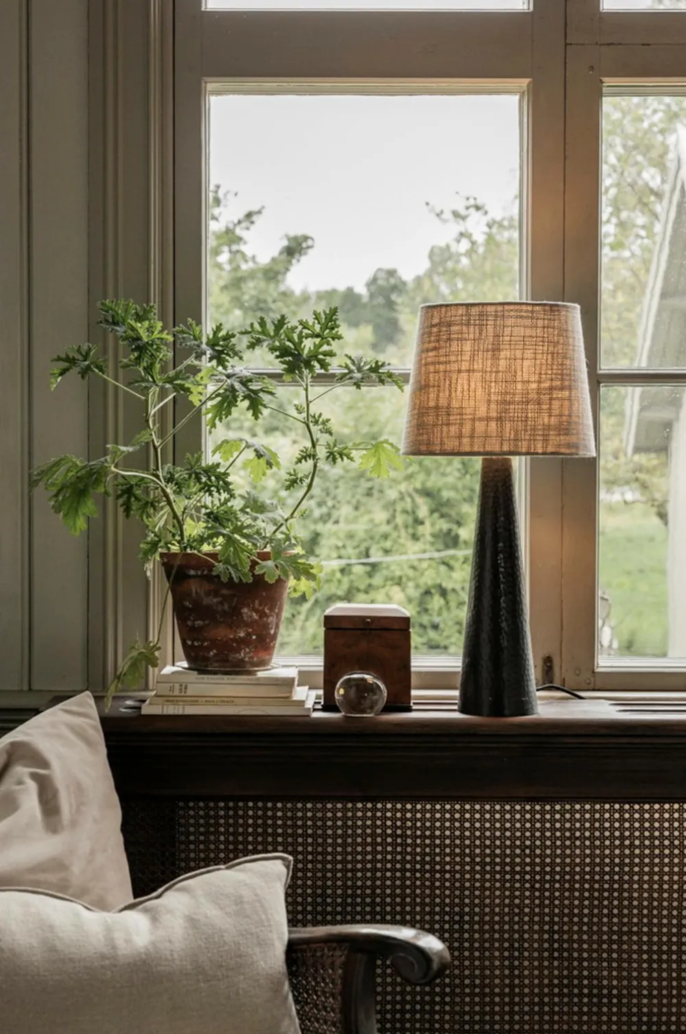 Alde & Lind Lampeskærme>Lampeskærm Alice D27 oval Grain Sand