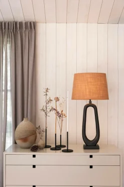 Alde & Lind Lampeskærm Alice D35 oval Grain Corall Hot