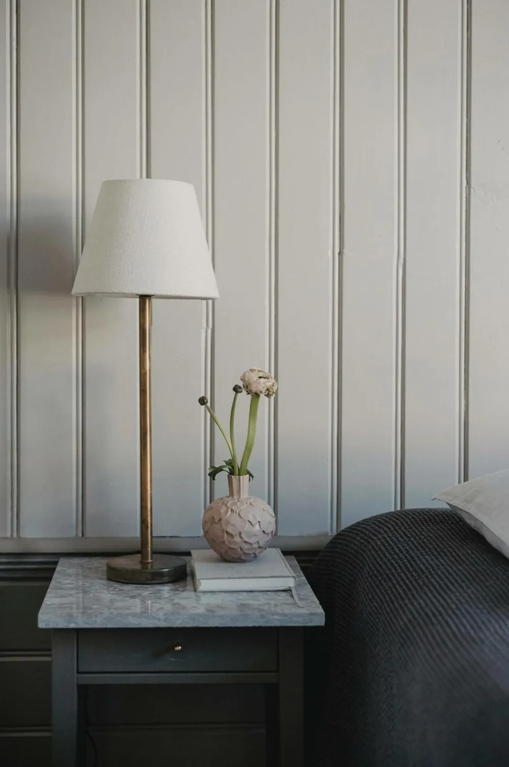 Alde & Lind Lampeskærm Karin D27 linne grov Offwhite Sale