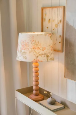 Alde & Lind Lampeskærm Alice D35 oval Flower Beige Sale