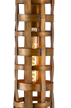 Alde & Lind Loftslampeskærm Kolonn H35 Antik guld Hot