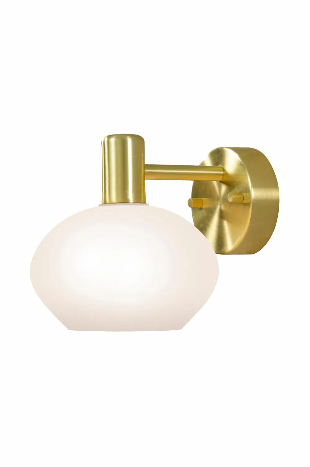 Aneta Lighting Badeværelseslampe Elba Mat messing/opal hvid Hot