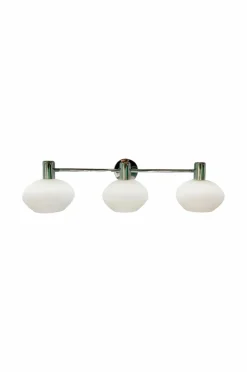 Aneta Lighting Badeværelsesbelysning>Badeværelseslampe Elba Krom/opal hvid