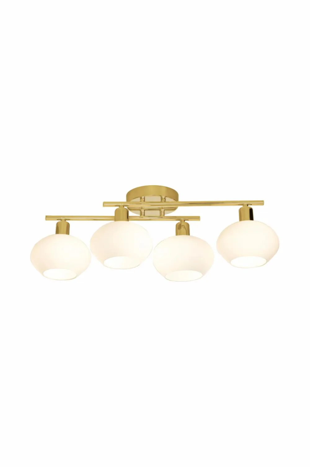 Aneta Lighting Badeværelseslampe Elba Mat messing/opal hvid Discount