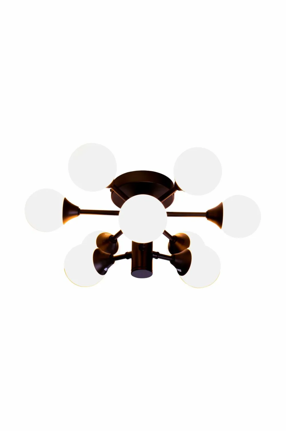 Aneta Lighting Badeværelseslampe Cosmos Black/Opal White Hot