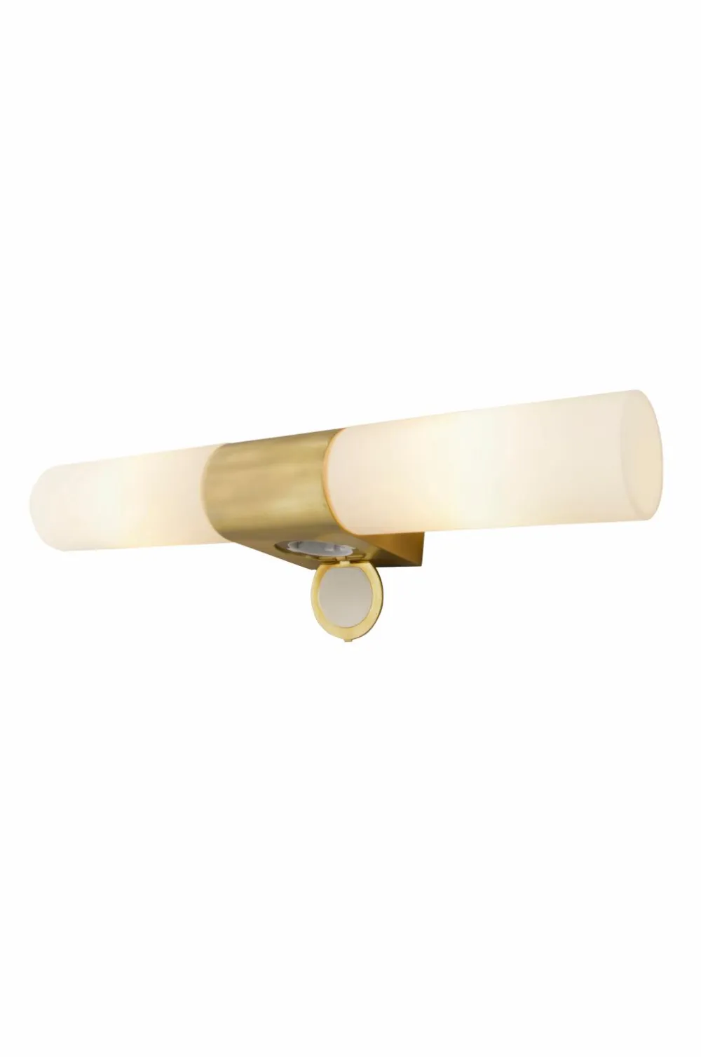 Aneta Lighting Badeværelsesbelysning>Badeværelsesbelysning Cosenza Mat messing/opalhvid