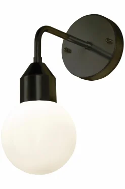 Aneta Lighting Badeværelsesbelysning Florens Sort/opalhvid