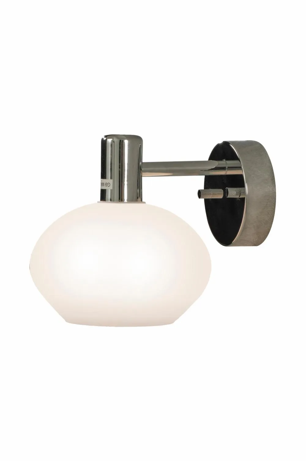 Aneta Lighting Badeværelsesbelysning>Badeværelseslampe Elba Krom/opal hvid