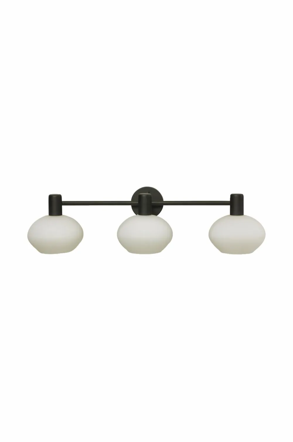 Aneta Lighting Badeværelseslampe Elba Sort/opal hvid Sale