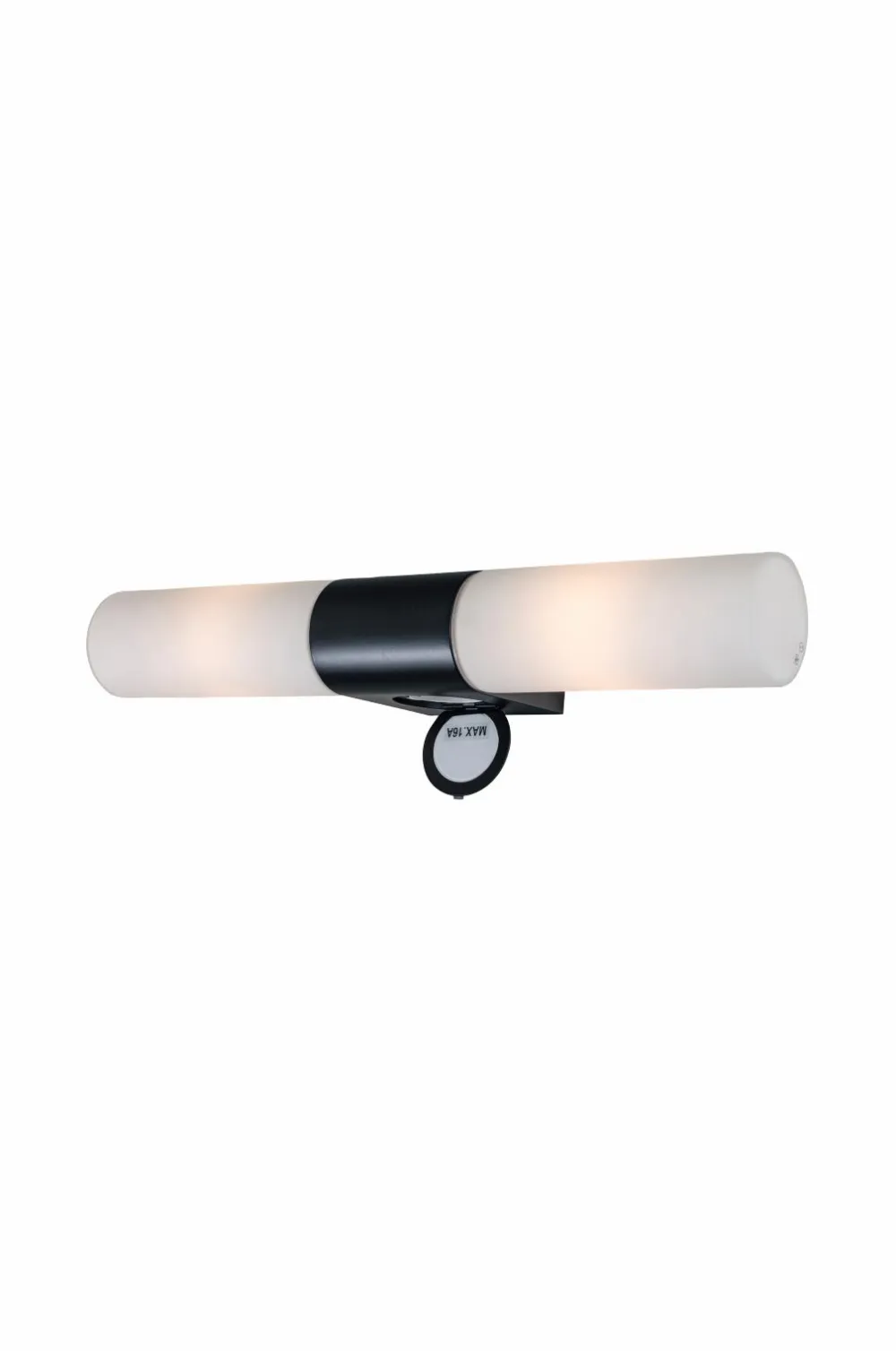 Aneta Lighting Badeværelsesbelysning>Badeværelsesbelysning Cosenza Black/Opal White