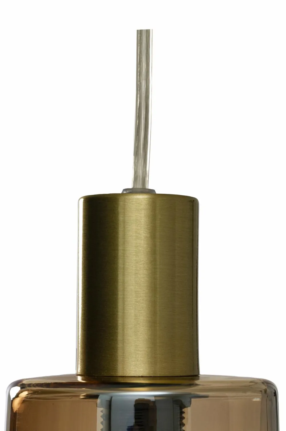 Aneta Lighting Pendel CYLINDER Mat messing/amber