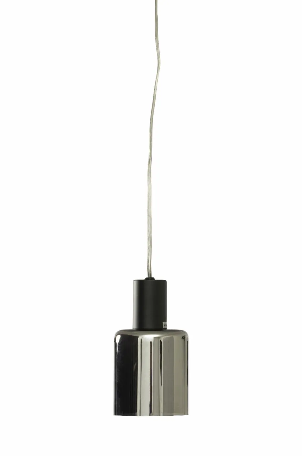 Aneta Lighting Pendel CYLINDER Sort/røggrå Sale
