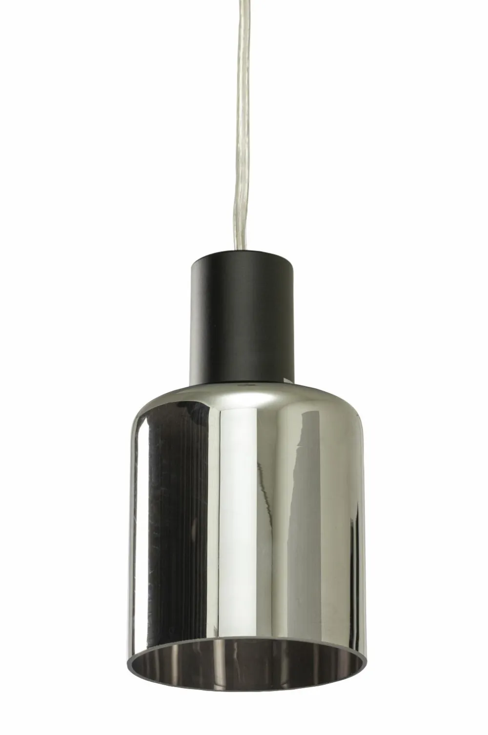 Aneta Lighting Pendel CYLINDER Sort/røggrå Sale