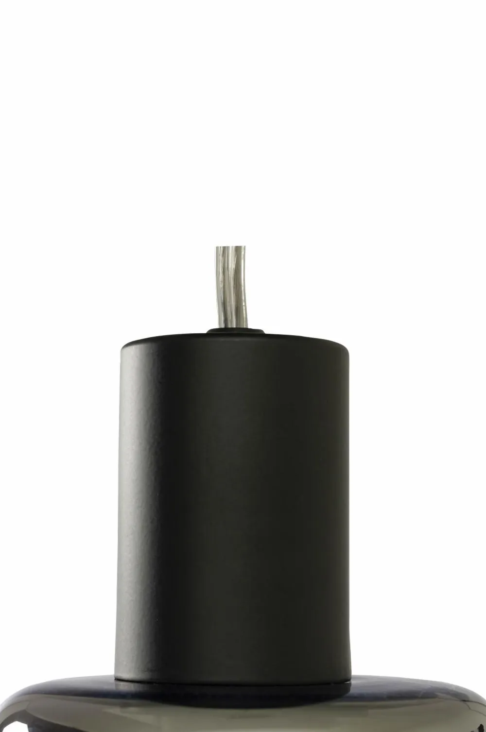 Aneta Lighting Pendel CYLINDER Sort/røggrå Sale