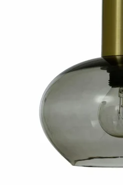 Aneta Lighting Pendel BELL Mat messing/røg New