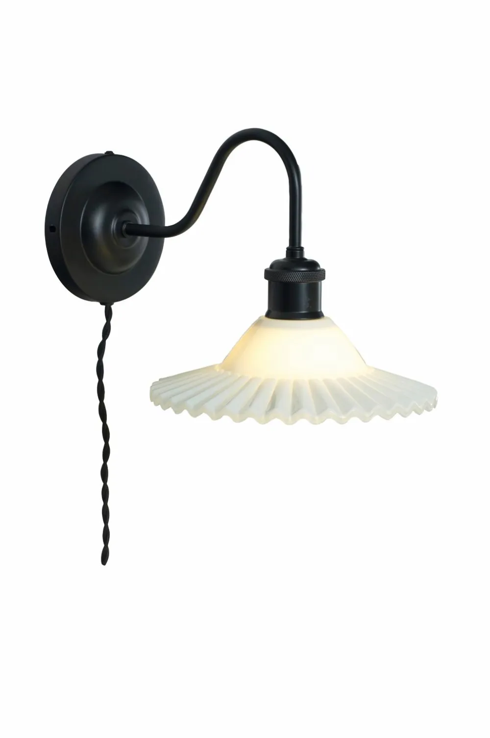 Aneta Lighting Væglampe Silvia sort Online