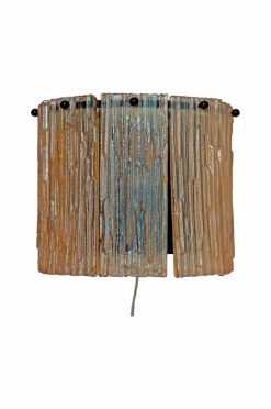Aneta Lighting Væglampe Abelone sort/rav Discount