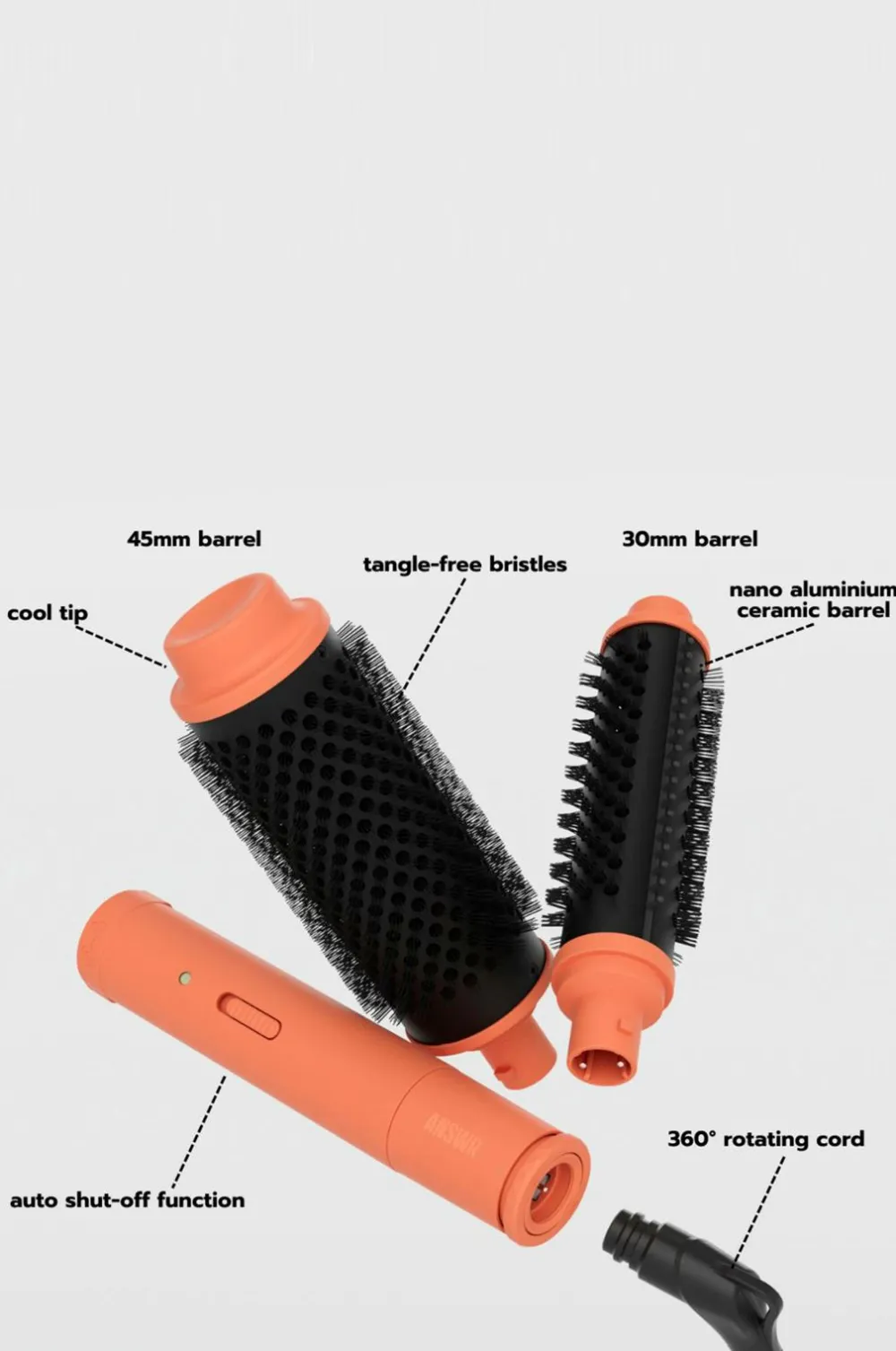 ANSWR Varmeredskaber>Volumewave Heated Brush No colur