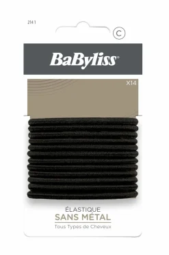 BaByliss Håraccessories>Hårelastik 14 stk. Sort