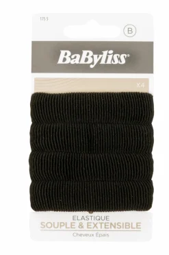 BaByliss Hårelastikker Tykke 4 stk New
