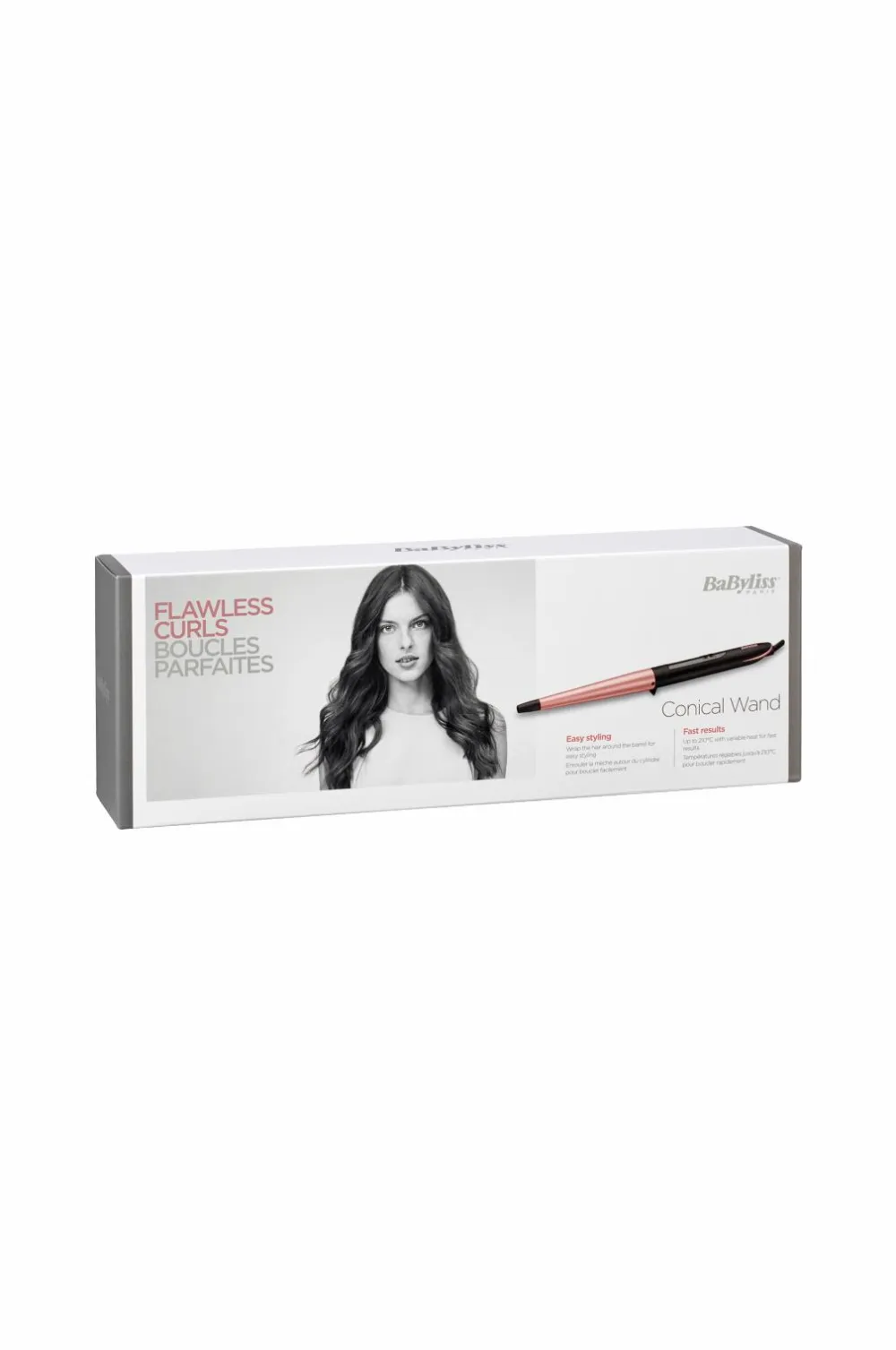 BaByliss Krøllejern Flawless Curls Conical Wand C454E Discount