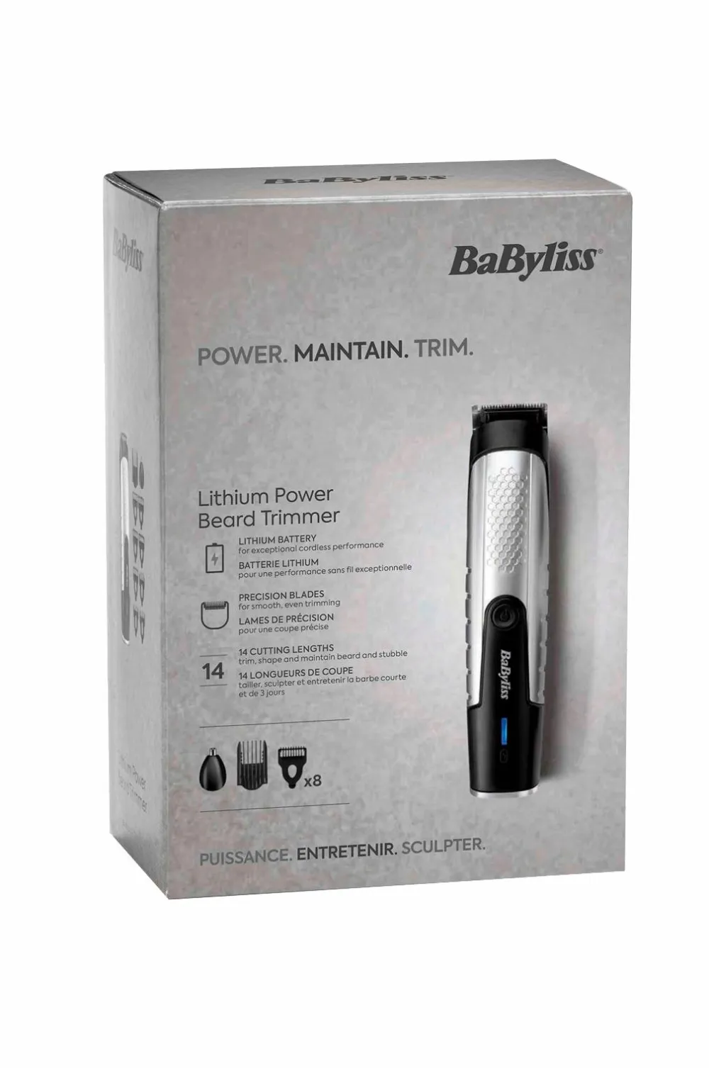 BaByliss Skægtrimmer Lithium Power T812E No color Online