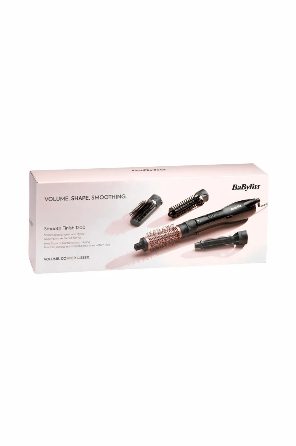 BaByliss Varmeredskaber>Varmluftsbørste Smooth Finish 1200W AS122E No color