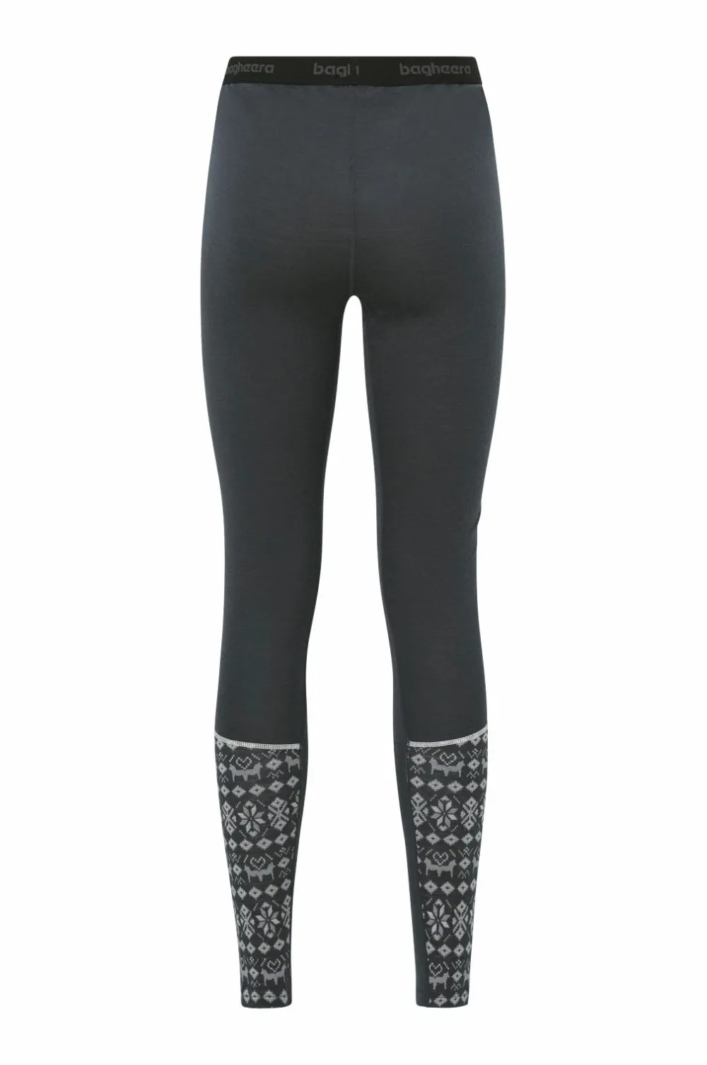 Bagheera Skiundertøj|Skiundertøj>Lange underbukser Merino Dalecarlian Lt Pants W Dark grey/grey