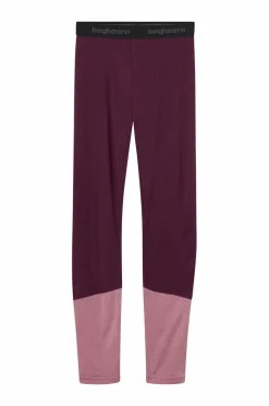 Bagheera Undertøj Merino Brisk Set JR Dark plum/rose Outlet