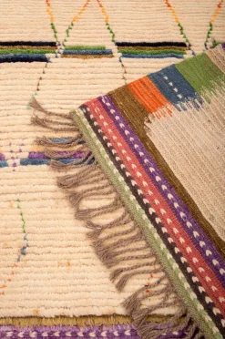 Bargi Uldtæpper>Uldtæppe Berber 260 x 308 cm Hvid
