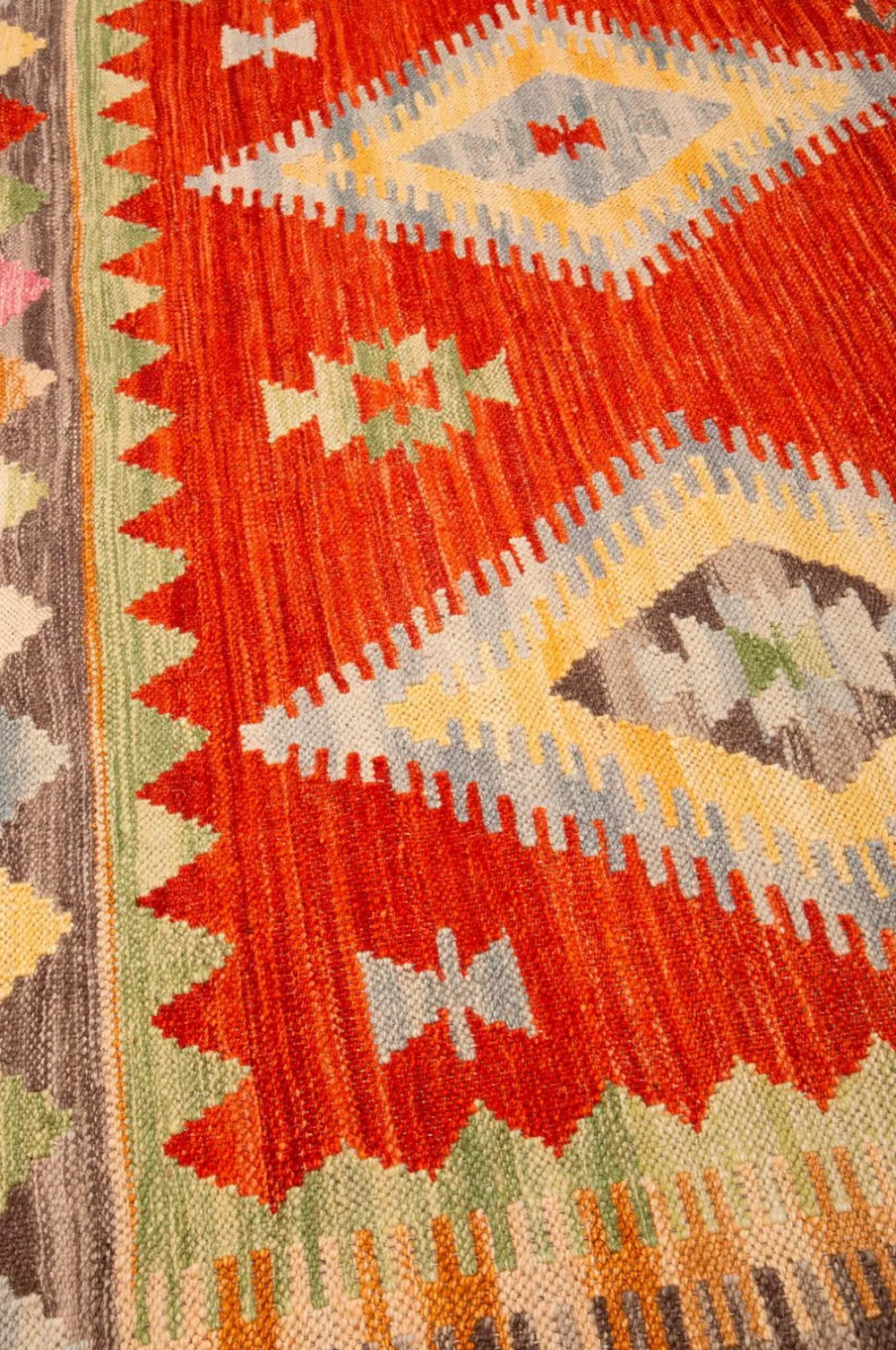 Bargi Uldtæpper|Fladvævede Tæpper>Uldtæppe Kelim 173x250 cm Multi