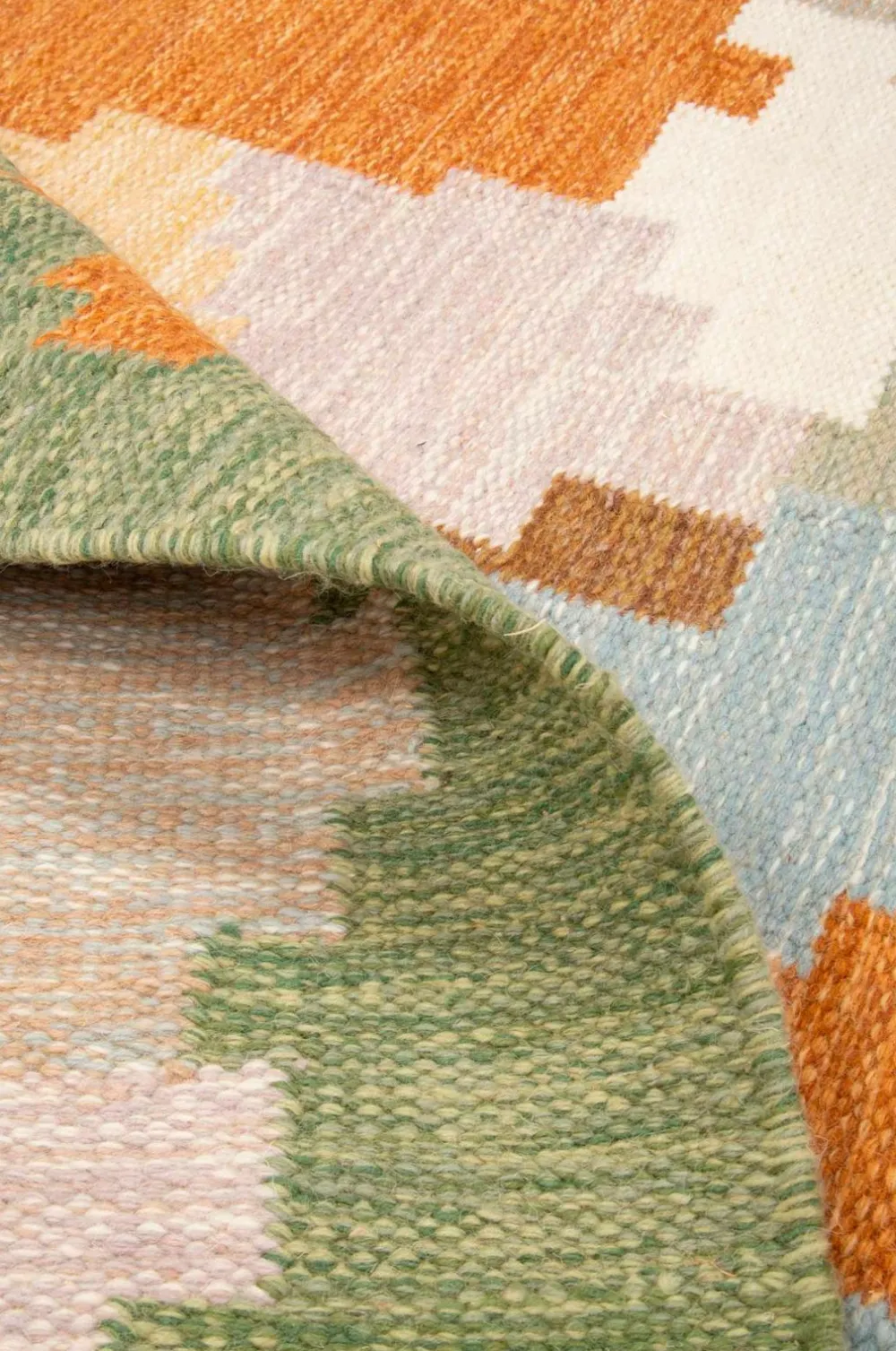 Bargi Uldtæpper>Uldtæppe Röllakan 250 x 350 cm Grøn