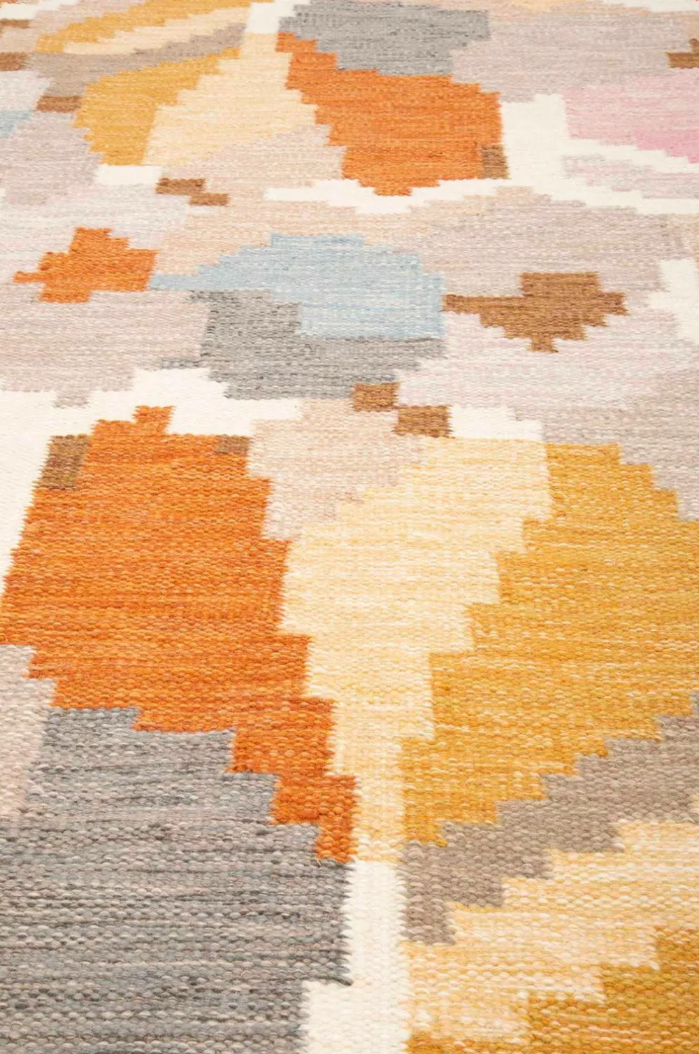 Bargi Uldtæpper>Uldtæppe Röllakan 250 x 350 cm Beige