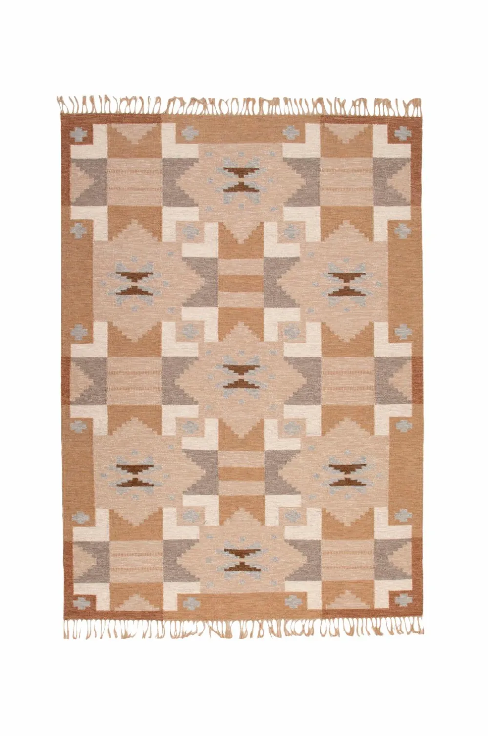 Bargi Uldtæpper>Uldtæppe Röllakan 250 x 350 cm Beige