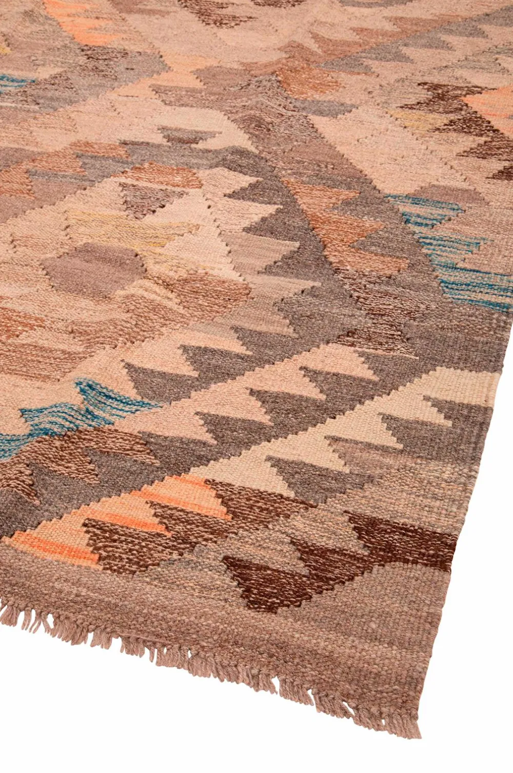 Bargi Uldtæpper|Fladvævede Tæpper>Woolcarpet Kilim 145x193 cm Multi