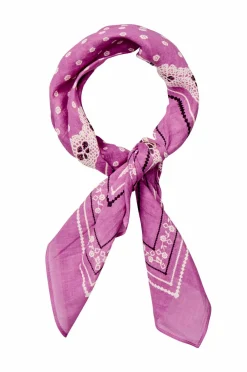 Becksöndergaard Tørklæder & Halstørklæder>Tørklæde Lacia Cotta Scarf Meadow mauve pink