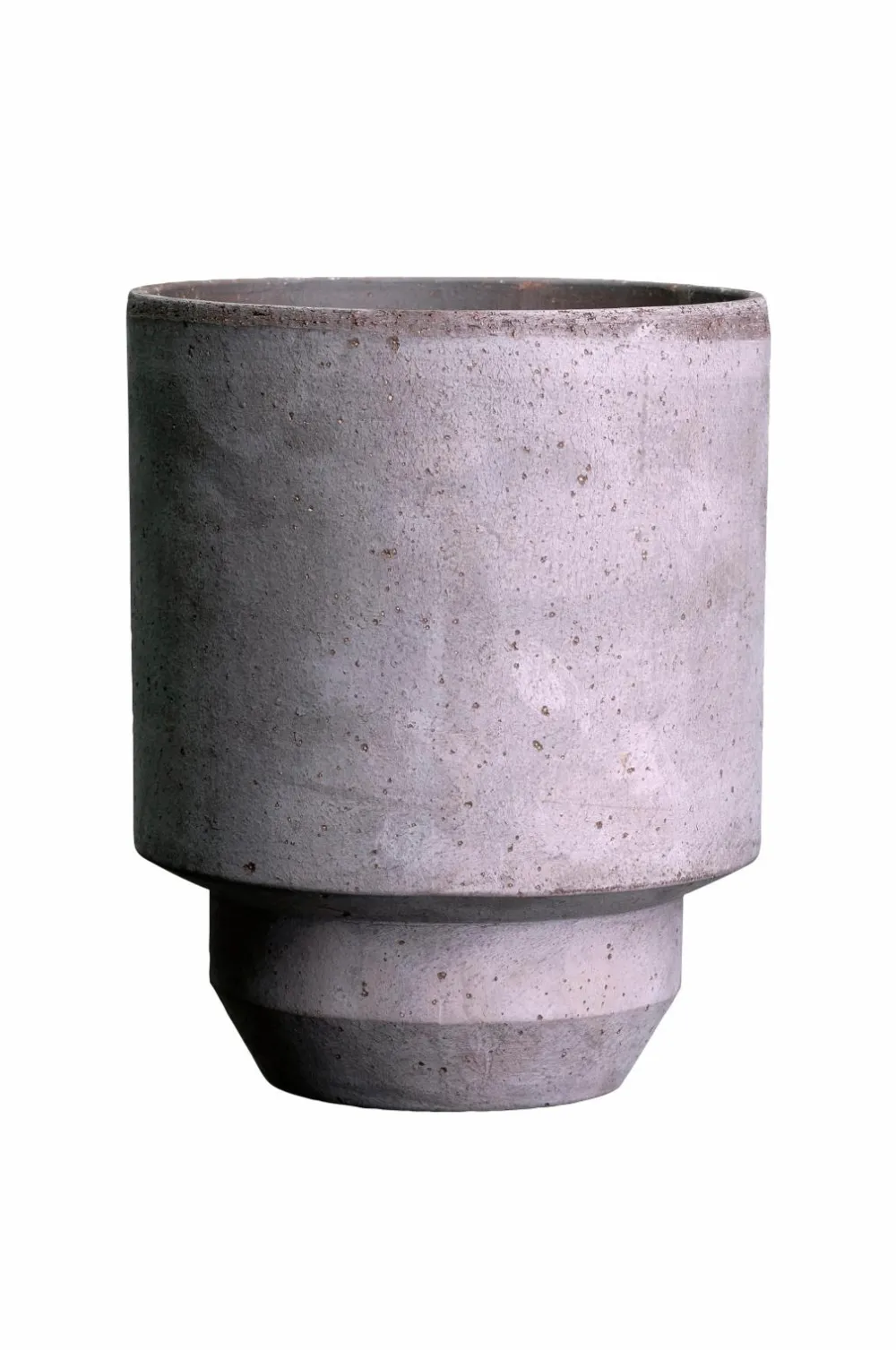 Bergs Potter Potteskjulere>Krukke Hoff RAW, diameter 14 cm Vulcano Roca-keramik